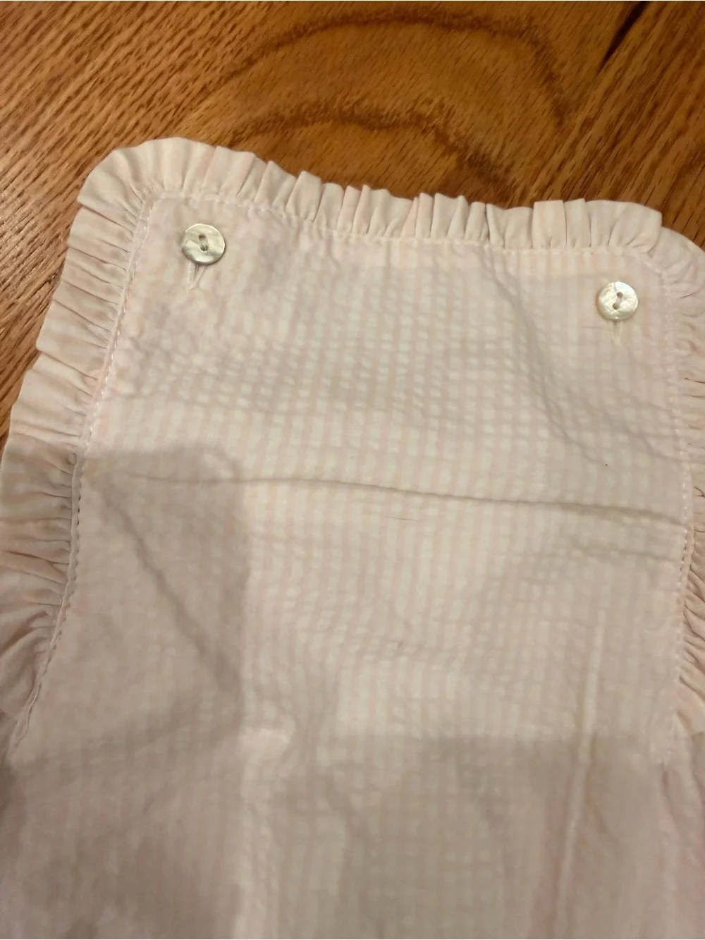 Mud Pie Pink Ruffle Diaper Cover